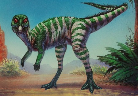 An artist's rendition of a Qantassaurus, Australia's dinosaur named after an airline