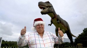 Clive Palmer and Jeff the T-Rex