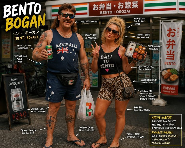The “Bento Bogan”：日本に出現した新種のオージー